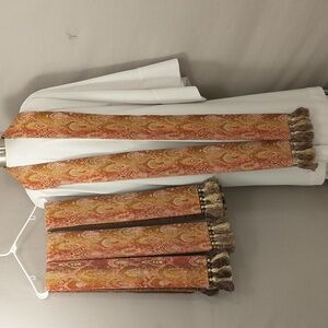 Four Ecclesiastical Vestment Stole Liturgical Scarf Pastor Sash Vintage Tippet